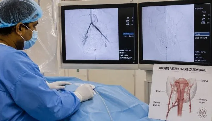 Uterine Artery Embolization (UAE) Uterine Artery Embolization (UAE)