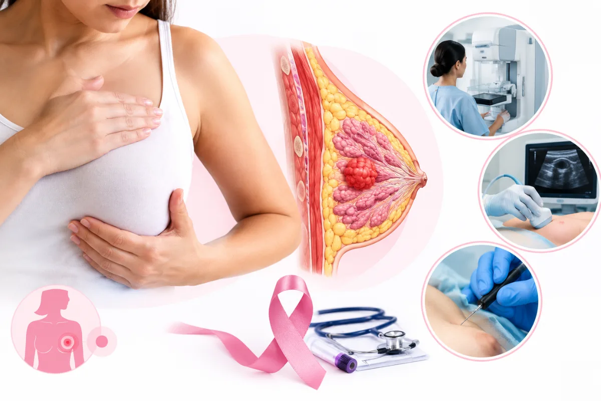 Breast Cancer Symptoms and Diagnosis