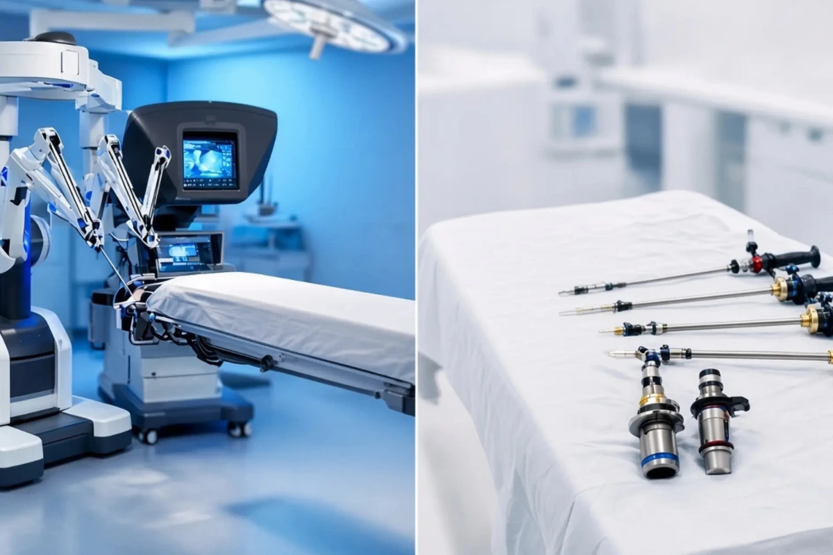 Robotic vs Laparoscopic Colorectal Surgery__